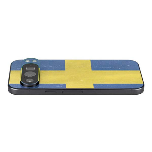 Sweden Flag Distressed Pixel 9 Pro XL Skin